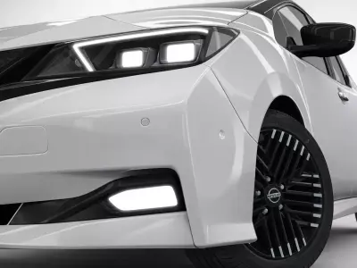 Nissan Leaf 3D model