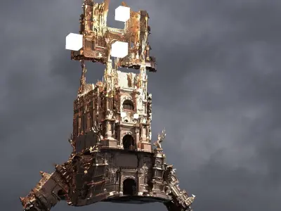 Devine Kingdom Helmet  3D model