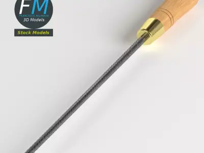 Round rasp 3D model