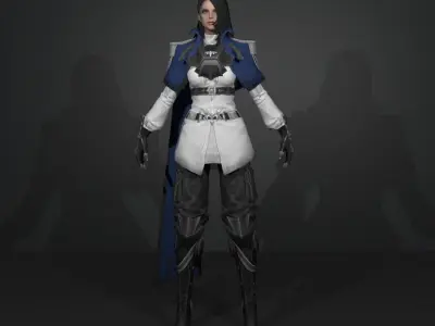 anke knight 3D model