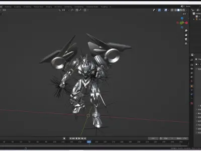 robot Low-poly 3D model