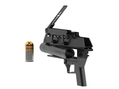 HK AG36 Grenade Launcher 3D model