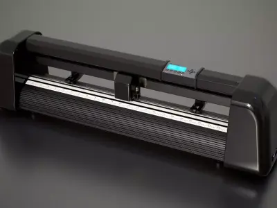 Cutting Plotter Machine Low-poly 3D model