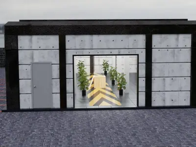 MODERN WAREHOUSE 3D model