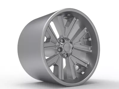 FOOSE FISHTAIL WHEEL 3D PRINT MODEL 3D print model