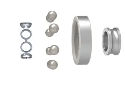 6410-C3 Baller Bearing 3D model