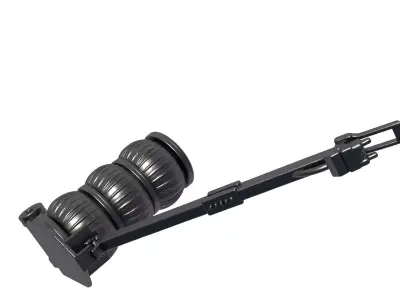 Air Jacks - Lifting Jack with Heightened Column 3D print model