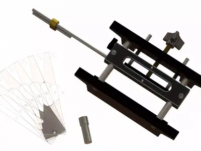 Mortise Pal Mortising Jig with Template Set 3D model