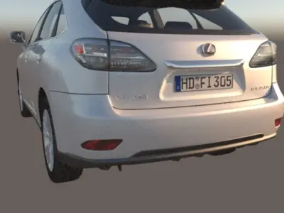 Lexus RX 450H Low-poly 3D model