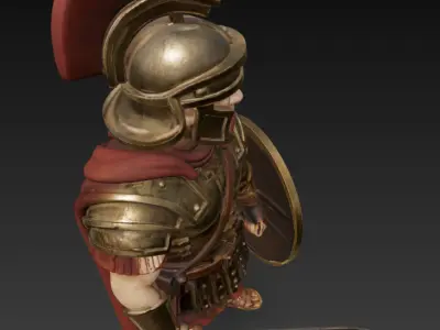 Realistic Ancient Roman Soldier 3D model