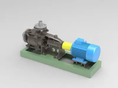 Pump In Line 3D model