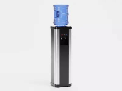 Water Cooler Dispenser - Top-Loading Drinking Water System 3D model