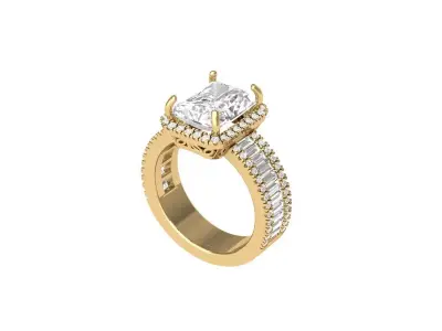 Wedding Ring  3D print model 398