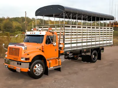International 4700 Colombian Custom  3D model