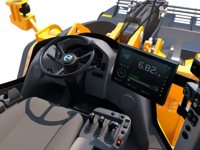 Wheel loader Volvo L350H 3D model