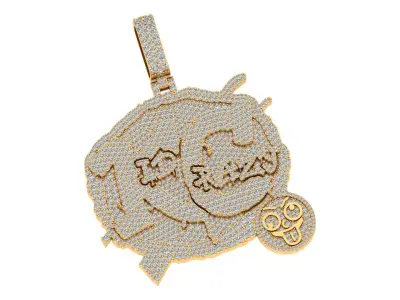 Kid Krazy Pendent 3D print model