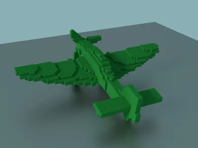 Lego Plane 3D model