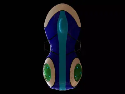 Sonic Riders Zero Gravity Blue Star gear CGI model 3D model
