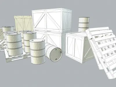 Low Poly Environment Assets Low-poly 3D model