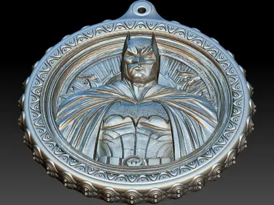  HM Batman Keychain 001  3D print model
