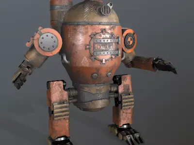 Small Robot Low-poly 3D model purchase