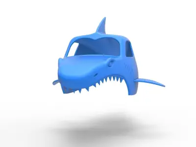 Shark shell for monster truck Scale 1 to 25 3D print model