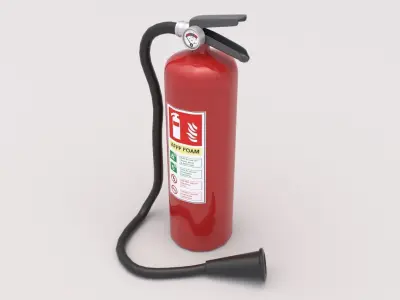 Fire Extinguisher 03 Low-poly 3D model