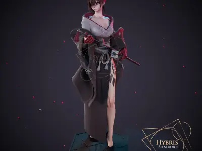 Akeha from Nier Reincarnation Commercial Package 3D print model