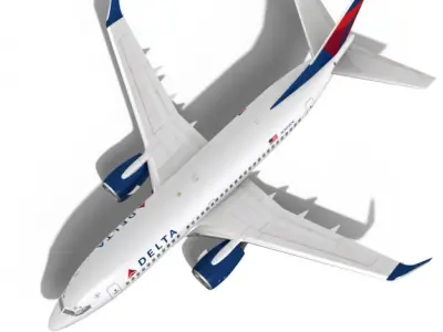Delta Airlines Boeing 737-700w 3D model