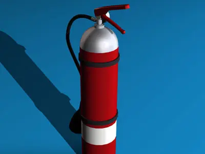 Extinguisher fire 3D model