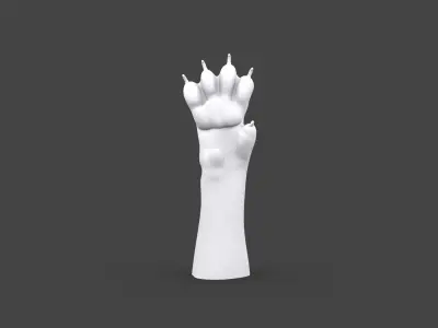 HAND-024 Cat Low-poly 3D model