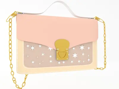 ladies hand bag model 3D model