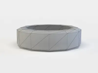 Tire Low-poly 3D model by DexsoftGames