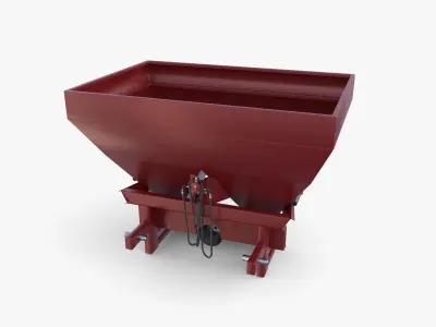 Fertilizer chemical spreader V2 Low-poly 3D model