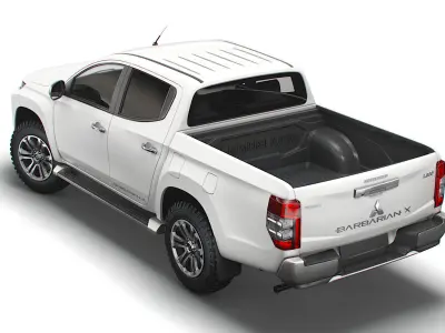 Mitsubishi L200 UK-spec Barbarian X 2021 3D model