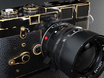 Old Camera Classic Camera Leica 3D Model With Octane 3D model