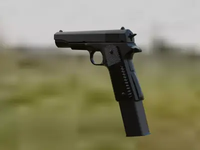 3d model of Colt 1191 high poly 3D model