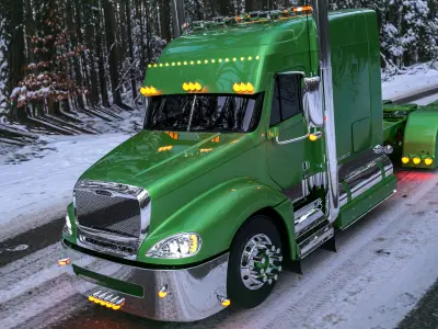 Freightliner Columbia Custom JD 3D model