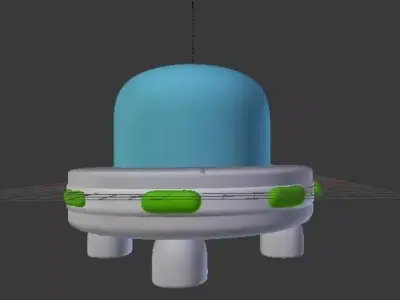 Uflee Ufo Low-poly 3D model