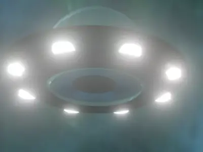 Simple UFO Free 3D model