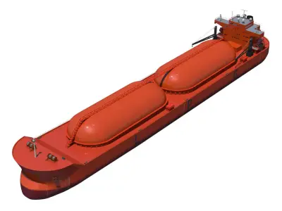 LPG carrier 3D model