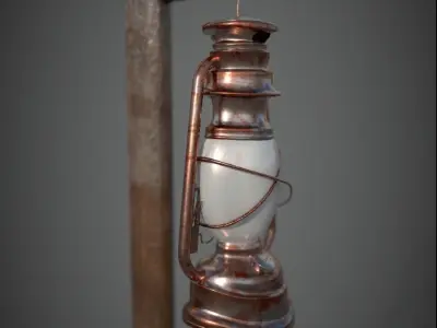 Lantern 3D model purchase
