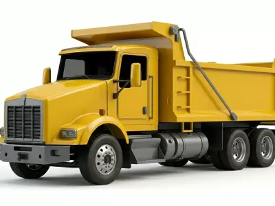 Heavy Duty Industrial Dump Truck 3D model