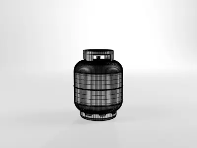gas cylinder P13 3D model
