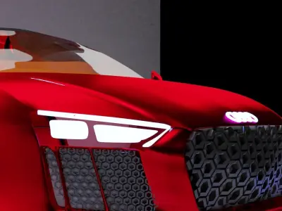Audi r8 Free 3D model order