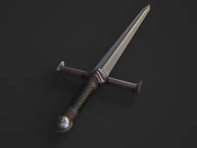 Sword 8  Low-poly 3D model