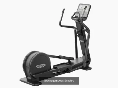 Technogym Artis Cardio Gym Collection 3D Model Pack
