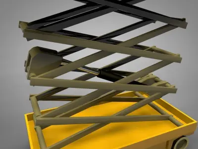 aerial bucket 3D model