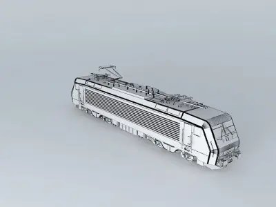 Siemens - ES 64 F4 / Series 189 / Railion Livery Free 3D model