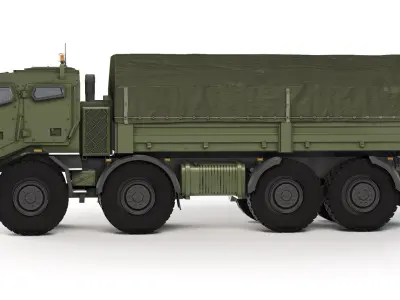Truck 815-7 8X8 2020 3D model